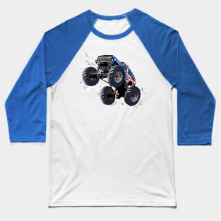 Cartoon monster truck Baseball T-Shirt